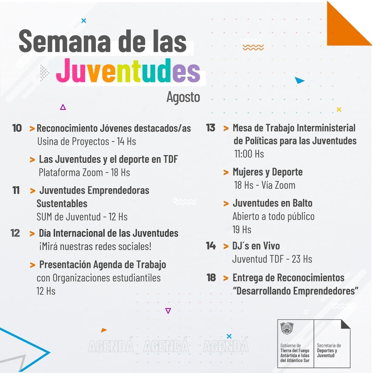 Conocé Las Actividades Por La Semana De Las Juventudes - Tiempo Fueguino